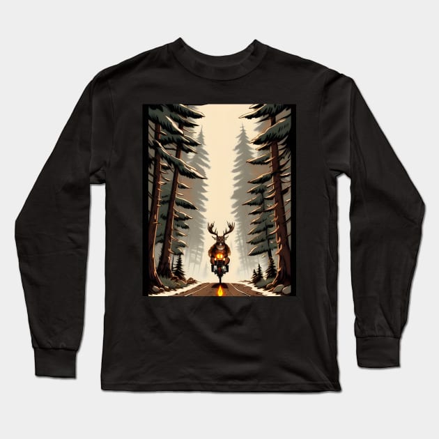 Harley Antlerson Long Sleeve T-Shirt by Jaymz Weiss Designz